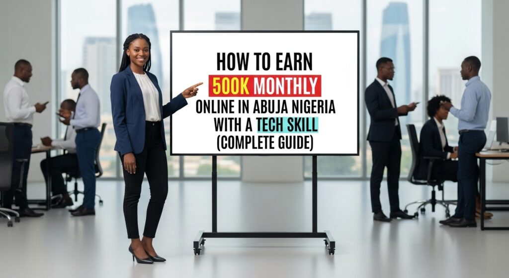 How to Earn ₦500K Monthly Online in Abuja Nigeria with a Tech Skill (Complete Guide)